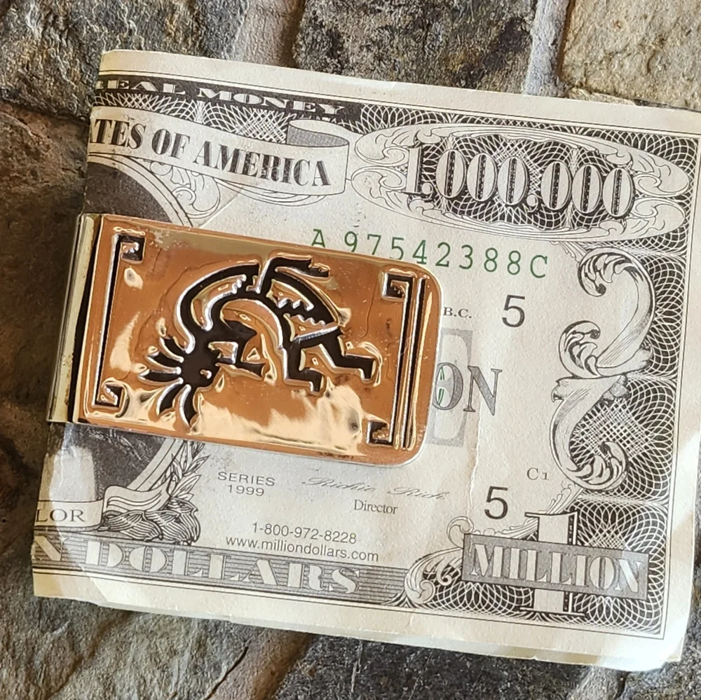 Sterling Silver KOKOPELLI Money CLIP